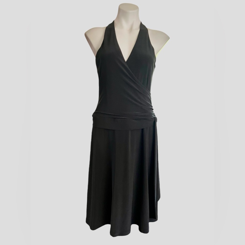 New York Jones black a line dress size 10‎